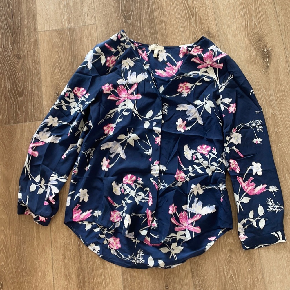 Joie colorful flower blouse